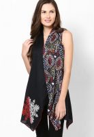 Peppertree Black Printed Kurtis