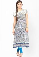 Prakhya Blue Printed Kurtas