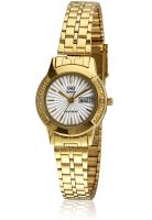 Q&Q S115-001Ny Gold/White Analog Watch