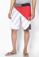 Quiksilver White Printed Short