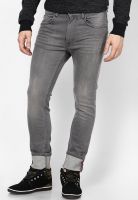 RVLT Skinny Fit Jeans Grey With Use Wash