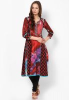 Rain & Rainbow Rust Printed Kurtas