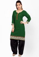 Salwar Studio Green Printed Kurtas
