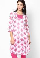 Sangria Pink Printed Kurtis