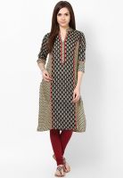 Shree Beige Embroidered Kurta