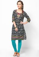 Shree Black Printed Kurta