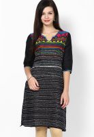 Shree Black Printed Kurtis