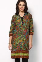 Shree Black Printed Kurtis