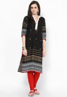 Shree Black Printed Kurtis