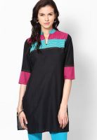 Shree Black Solid Kurtis