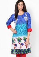 Shree Blue Embroidered Kurta