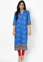 Shree Blue Printed Kurta