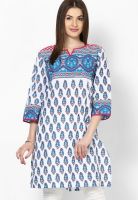 Shree Blue Printed Kurta