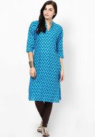 Shree Blue Printed Kurta