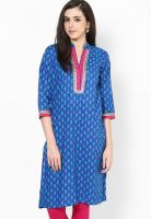 Shree Blue Printed Kurtis