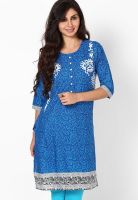 Shree Blue Printed Kurtis