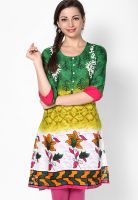 Shree Green Embroidered Kurta