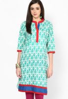 Shree Green Printed Kurtis