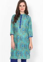 Shree Green Printed Kurtis