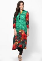 Shree Green Printed Kurtis