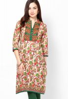 Shree Green Printed Kurtis