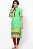 Shree Green Solid Kurta