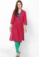 Shree Magenta Printed Kurta