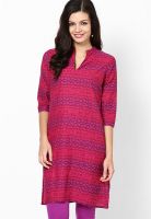 Shree Magenta Printed Kurta