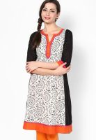 Shree Off White Printed Kurta