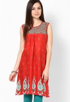 Shree Red Printed Kurtis