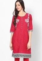 Shree Red Printed Kurtis