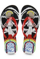 Sole Threads Space Black Flip Flops