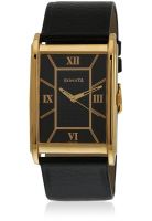 Sonata 77002Yl01a Black/Black Analog Watch