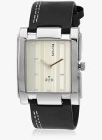 Sonata Nf7946sl02a Black/White Analog Watch