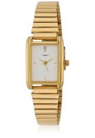 Timex Kh14 Golden/White Analog Watch