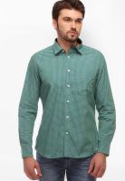 Urban Nomad Check Green Casual Shirt