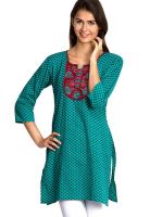 Vani Blue Printed Kurtis