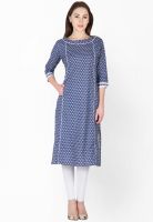 Vani Blue Printed Kurtis