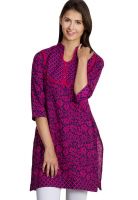 Vani Pink Printed Kurtis