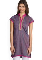 Vani Purple Printed Kurtis