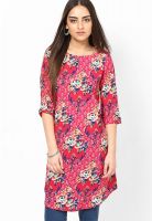 W Pink Printed Kurtas