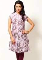 W Purple Printed Kurtis