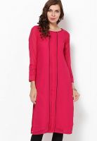 Wishful By W Pink Solid Kurtas