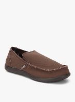 Crocs Santa Cruz Brown Loafers