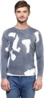 Henry and Smith Solid Men's Round Neck Grey T-Shirt