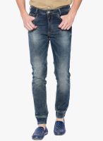 Mufti Blue Mid Rise Slim Fit Jeans