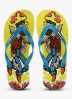 Sole Threads Axe Man Yellow Flip Flops