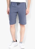 Tagd New York Blue Solid Shorts