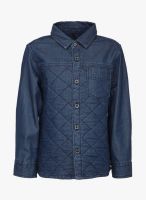 United Colors of Benetton Blue Casual Shirt