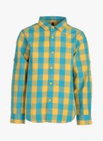 United Colors of Benetton Blue Casual Shirt